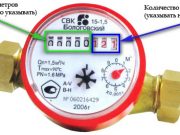 Показания счетчиков воды показания счетчиков воды